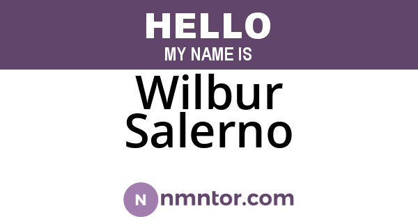 Wilbur Salerno