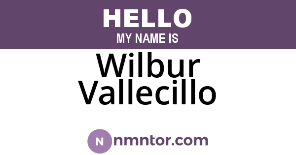 Wilbur Vallecillo
