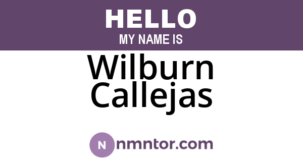 Wilburn Callejas
