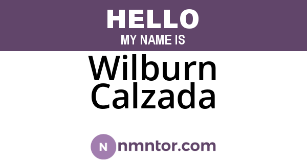 Wilburn Calzada