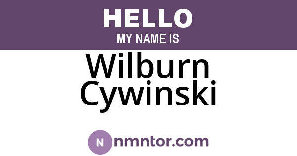 Wilburn Cywinski