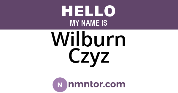 Wilburn Czyz