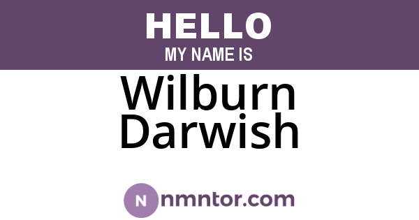 Wilburn Darwish