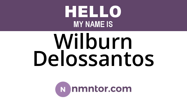 Wilburn Delossantos