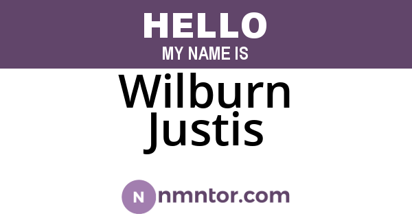 Wilburn Justis