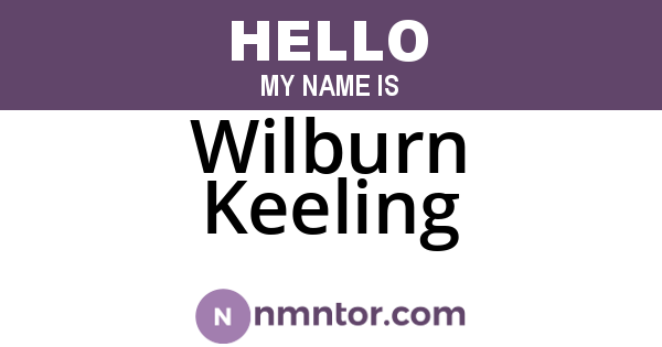 Wilburn Keeling