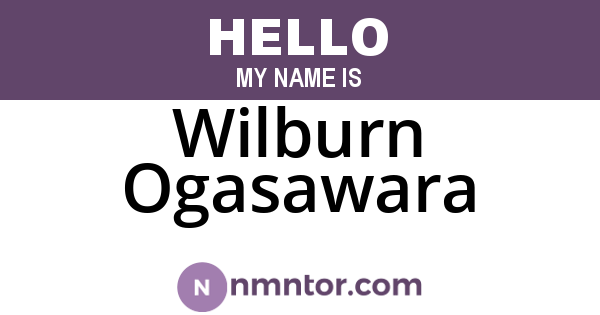 Wilburn Ogasawara