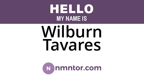 Wilburn Tavares