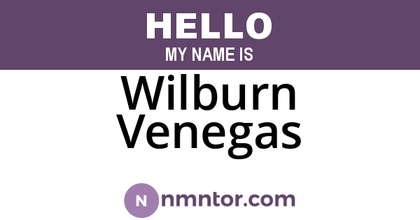 Wilburn Venegas