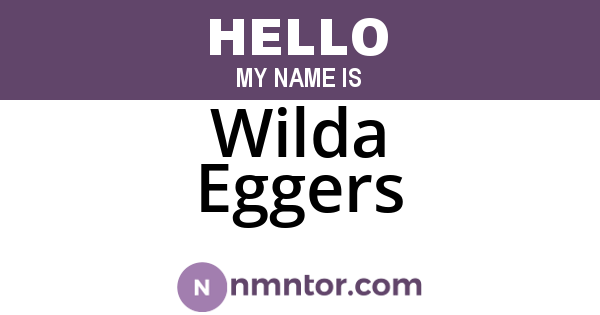 Wilda Eggers