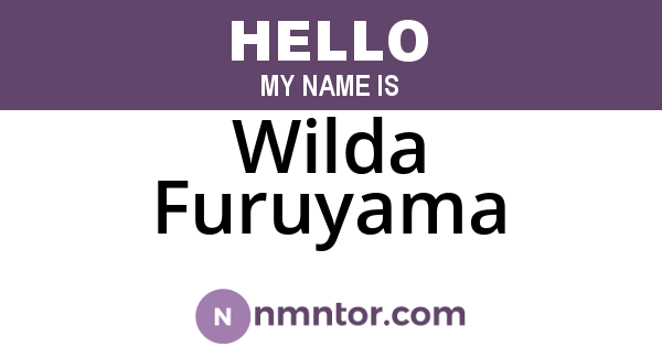 Wilda Furuyama