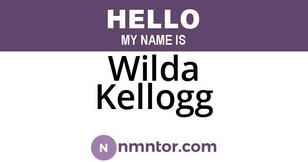 Wilda Kellogg