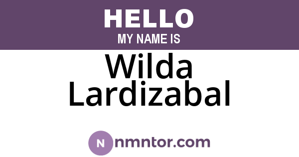 Wilda Lardizabal