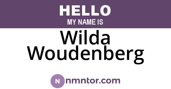 Wilda Woudenberg