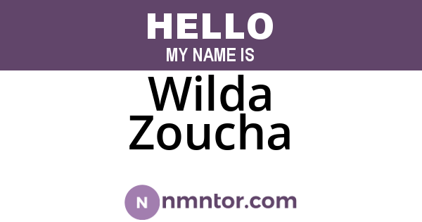 Wilda Zoucha
