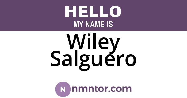 Wiley Salguero