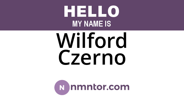 Wilford Czerno