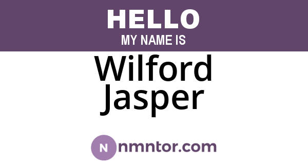 Wilford Jasper