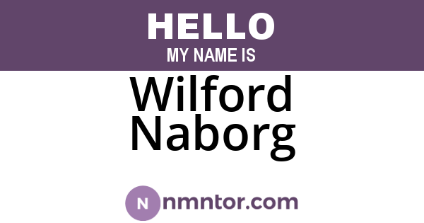 Wilford Naborg