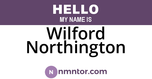 Wilford Northington