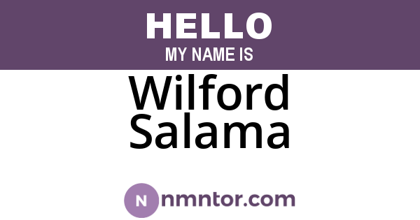 Wilford Salama