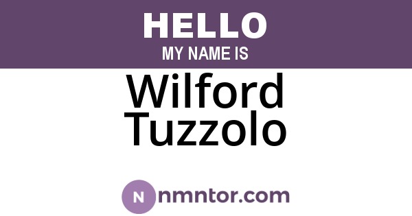 Wilford Tuzzolo
