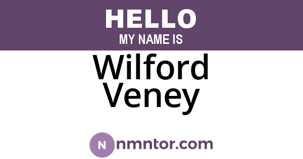 Wilford Veney