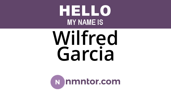 Wilfred Garcia