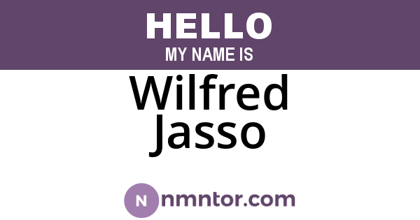 Wilfred Jasso