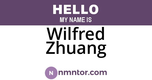 Wilfred Zhuang