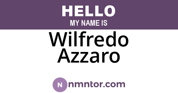 Wilfredo Azzaro