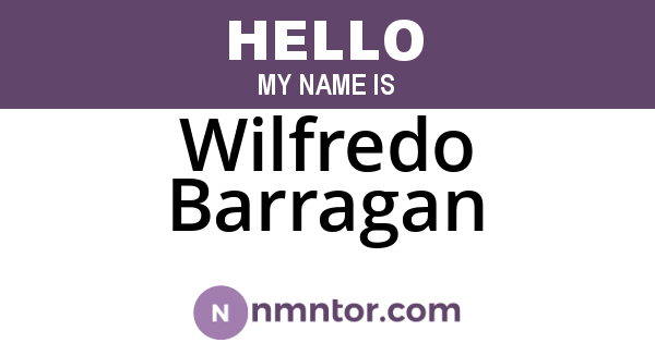 Wilfredo Barragan