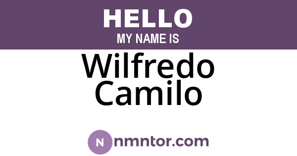 Wilfredo Camilo