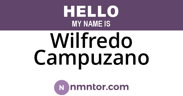 Wilfredo Campuzano