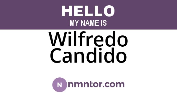 Wilfredo Candido