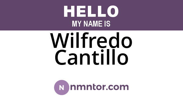 Wilfredo Cantillo