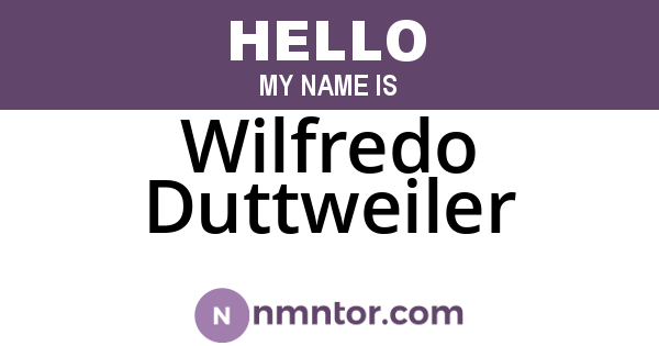 Wilfredo Duttweiler