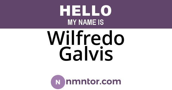 Wilfredo Galvis