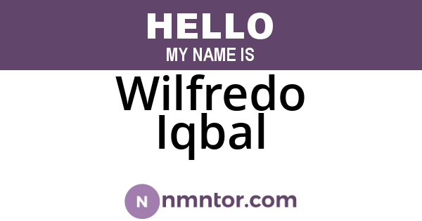 Wilfredo Iqbal