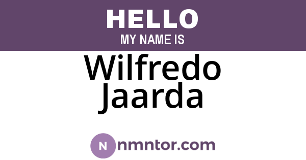 Wilfredo Jaarda