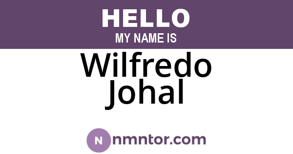 Wilfredo Johal