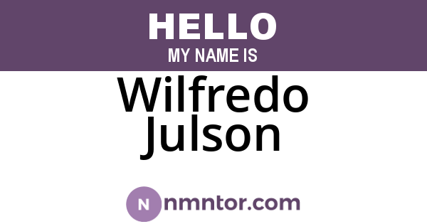 Wilfredo Julson
