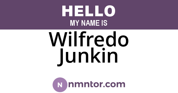 Wilfredo Junkin