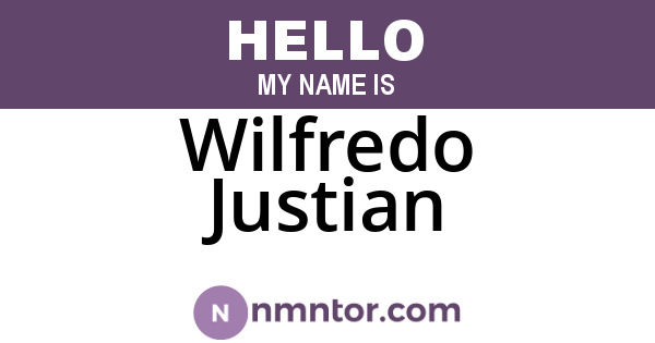 Wilfredo Justian