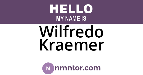 Wilfredo Kraemer