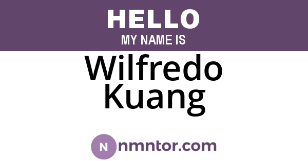 Wilfredo Kuang