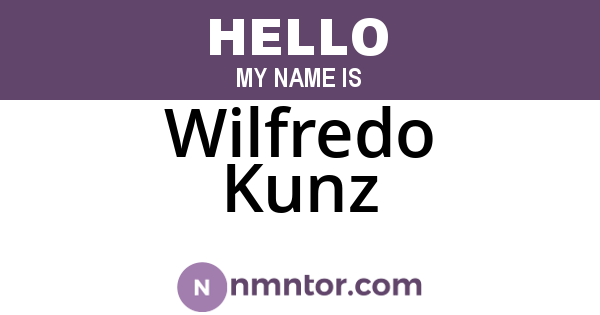 Wilfredo Kunz