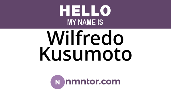 Wilfredo Kusumoto
