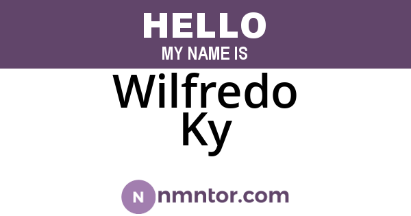 Wilfredo Ky