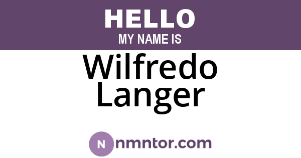 Wilfredo Langer